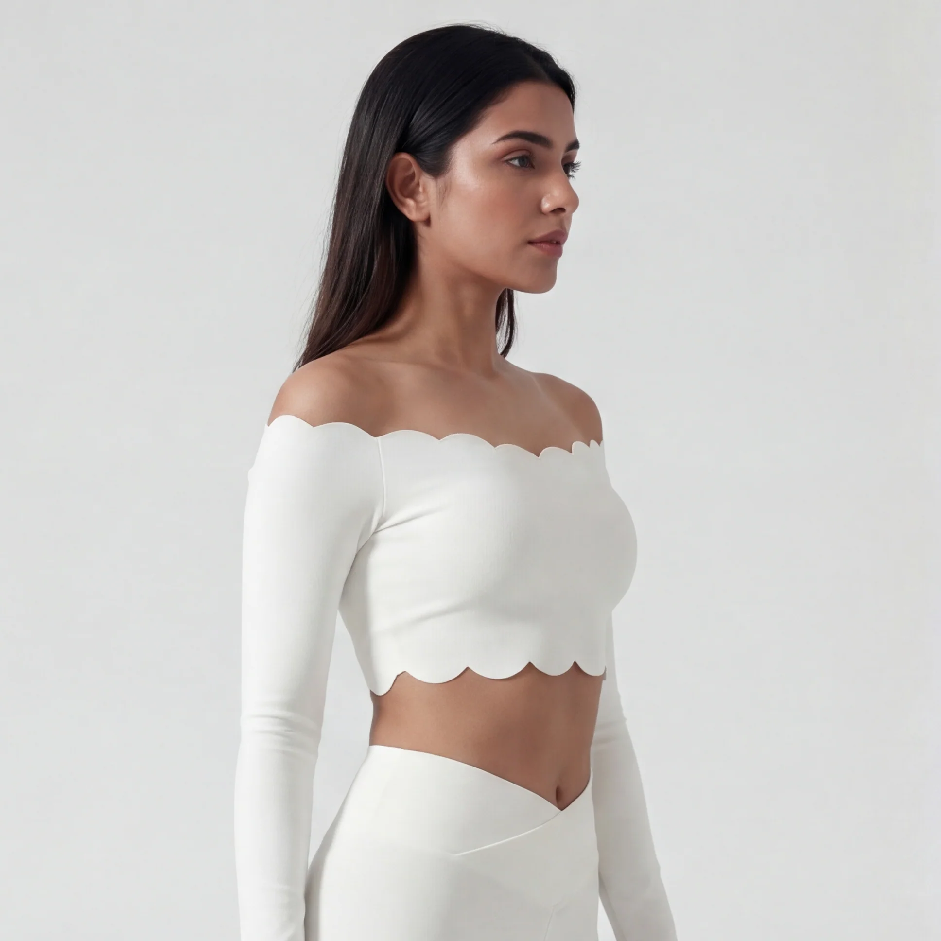 Cloudline Scallop Top - Image 6
