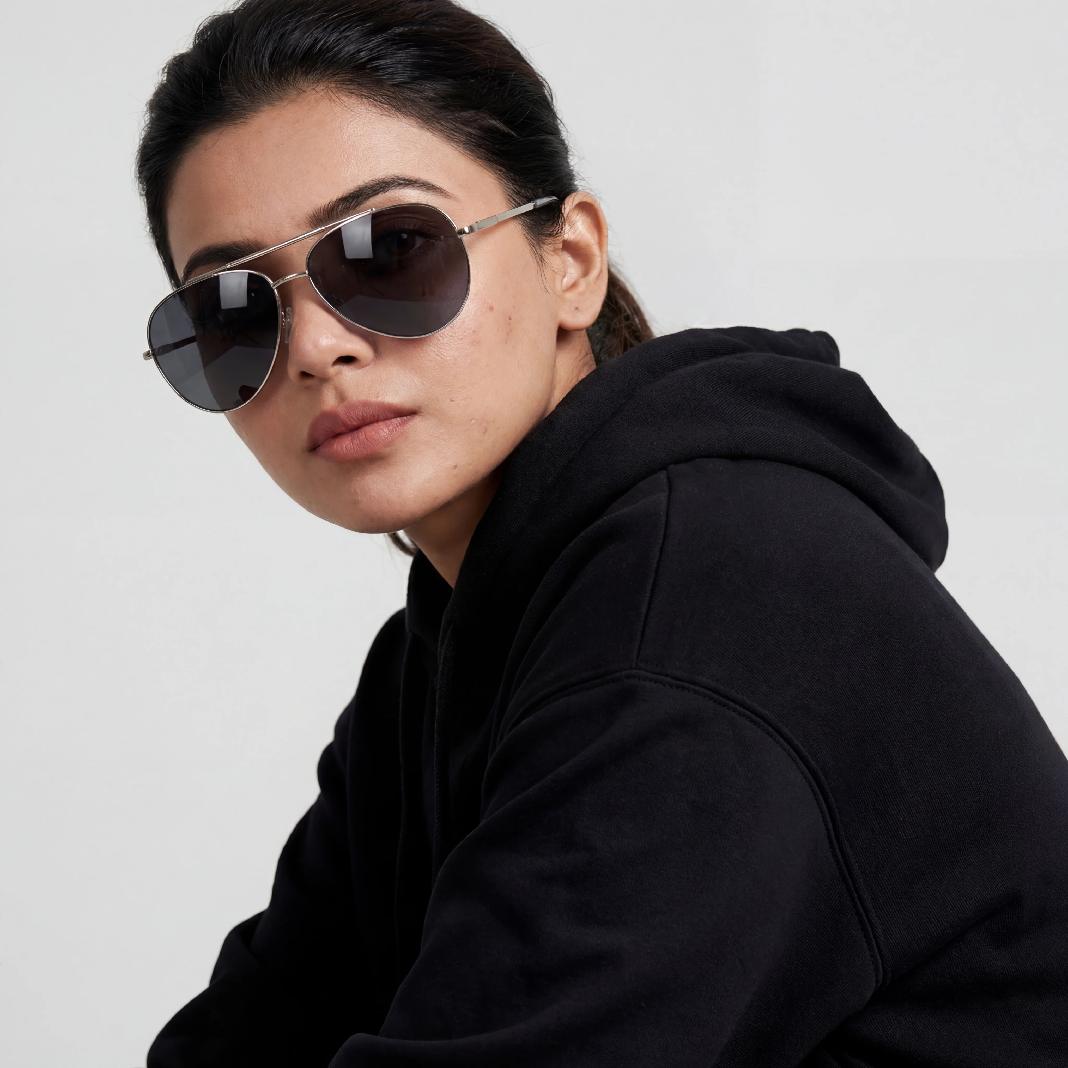 Aviator Polarized Stainless Steel Sunglasses - Image 5